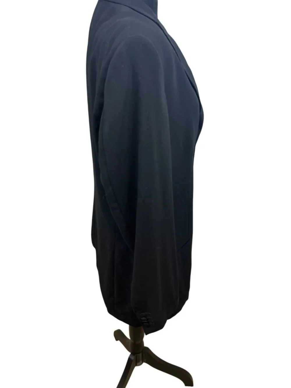 Vtg Giorgio Armani Size 38R (IT 48 / EU 48) Black Wool Blazer Sports Coat